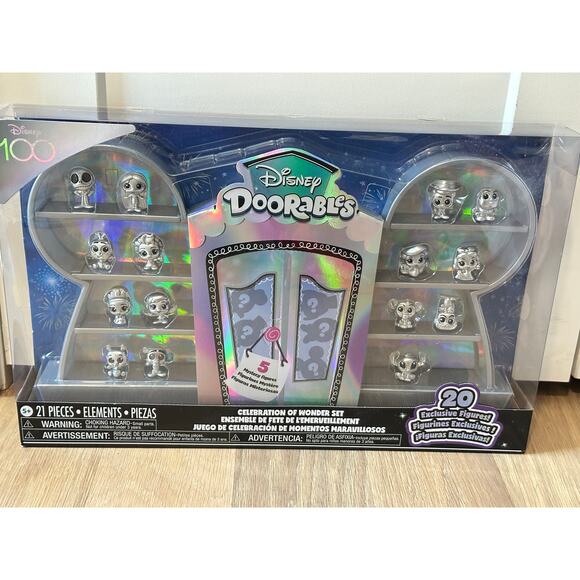Disney Doorables Disney 100 Celebration of Wonder Set, 21-piece Collectible Set - Picture 1 of 6